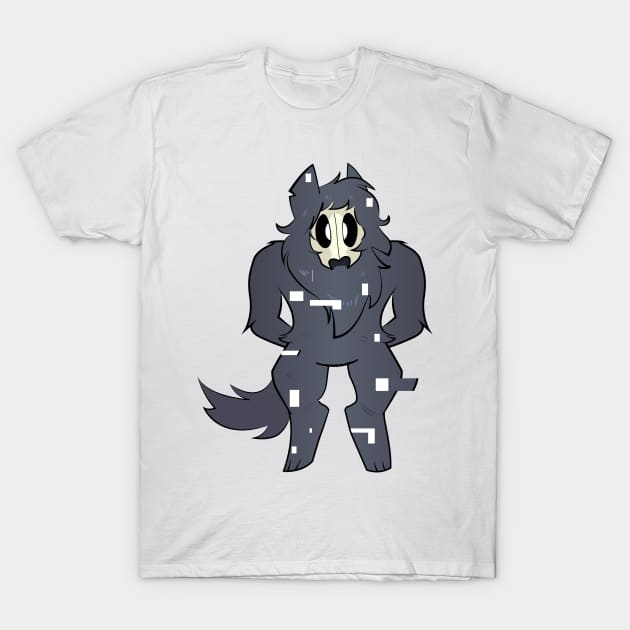 SCP 1471 Malo Canine Skull Monster Glitch Creepypasta T-Shirt by Mellowdellow